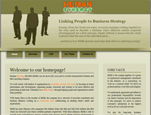 Tablet Screenshot of human-synergy.com